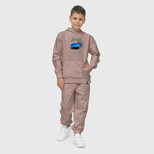 Детский костюм Классический американский маслкар / Пыльно-розовый – фото 4