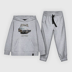 Костюм хлопковый детский Американский масл-кар Dodge Charger, цвет: меланж