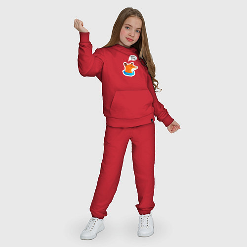Детский костюм Рыжий лис фыр-фыр / Красный – фото 3