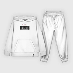 Костюм хлопковый детский BlueLock, цвет: белый