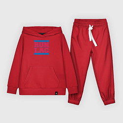 Костюм хлопковый детский Run Clippers, цвет: красный