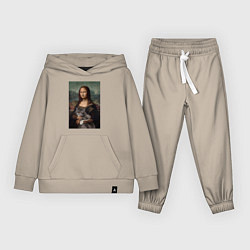 Детский костюм Мона Лиза с котиком