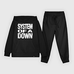 Костюм хлопковый детский SoD - System of a Down, цвет: черный