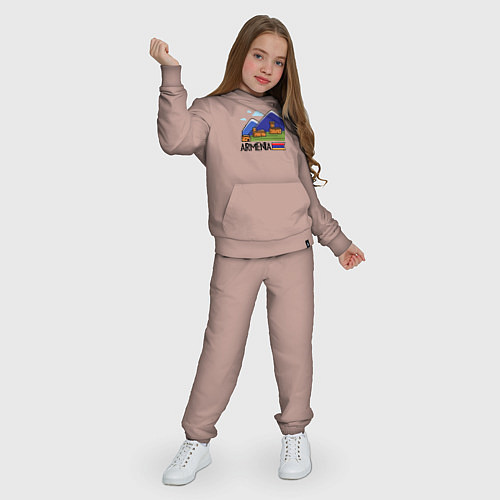 Детский костюм Горная Армения / Пыльно-розовый – фото 3