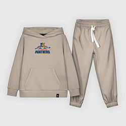 Костюм хлопковый детский Florida panthers - hockey team, цвет: миндальный