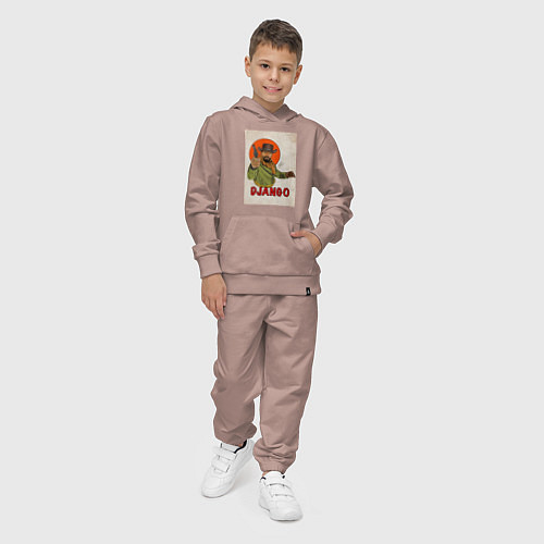 Детский костюм Джанго фримен / Пыльно-розовый – фото 4