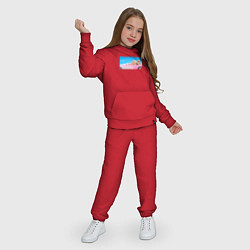 Костюм хлопковый детский Барби 2023, цвет: красный — фото 2