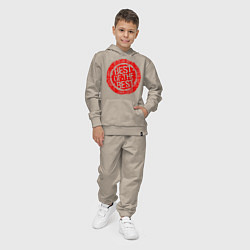 Костюм хлопковый детский Red best of the best, цвет: миндальный — фото 2