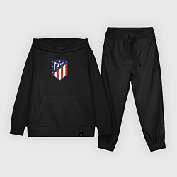 Костюм хлопковый детский Atletico Madrid FC, цвет: черный