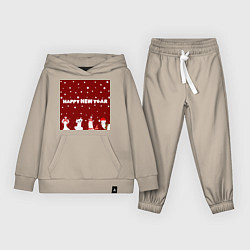 Детский костюм Новогодние ламы в шапочках