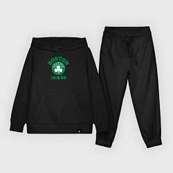 Костюм хлопковый детский Boston Celtics 1986, цвет: черный