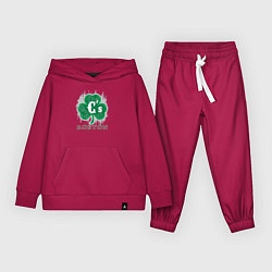 Костюм хлопковый детский Boston Celtics style, цвет: маджента