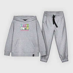 Костюм хлопковый детский ХВ пасхальные гномы с яйцами, цвет: меланж