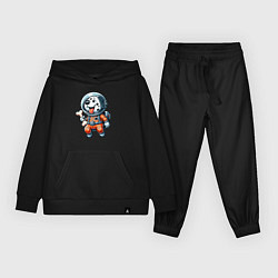 Детский костюм Dalmatian cosmonaut puppy with a bone