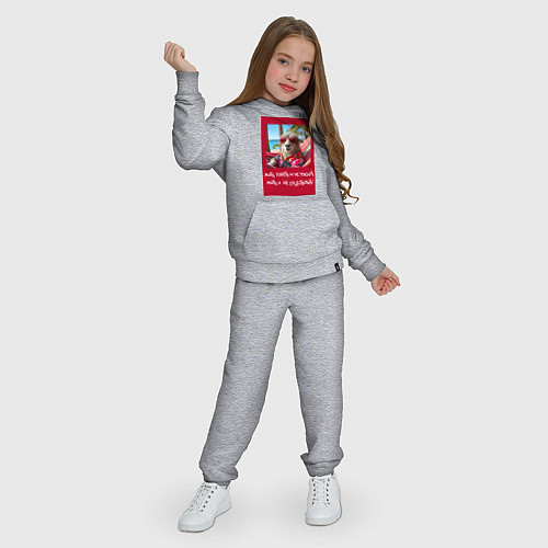 Детский костюм Овечка: жить гореть и не угаснуть, жить а не сущес / Меланж – фото 3