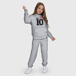 Костюм хлопковый детский Юля человек с большой буквы, цвет: меланж — фото 2