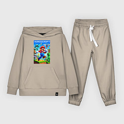 Детский костюм Mario in Minecraft - ai art collaboration