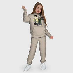 Костюм хлопковый детский Vault Jay and silent Bob, цвет: миндальный — фото 2