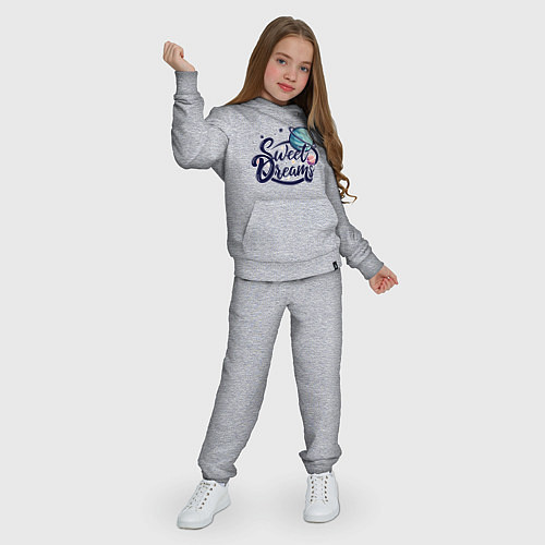 Детский костюм Sweet dreams космос / Меланж – фото 3