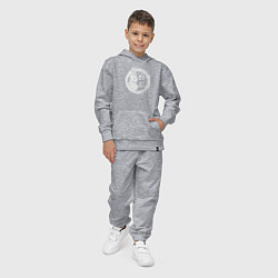 Костюм хлопковый детский Международная федерация - тхэквондо, цвет: меланж — фото 2