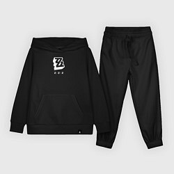 Костюм хлопковый детский Zenless Zone Zero logo, цвет: черный