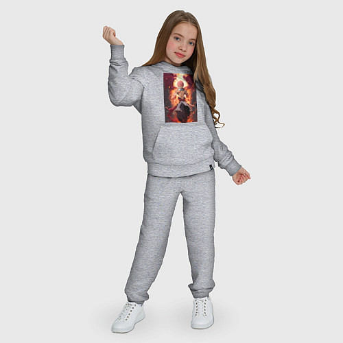 Детский костюм Хвост Феи Нацу Драгнил дракон / Меланж – фото 3