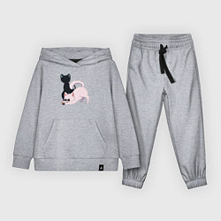 Детский костюм Магическая битва Сатору Годзё Сугуру Гэто коты