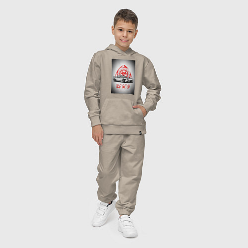 Детский костюм Mazda rx-7 автомобиль / Миндальный – фото 4