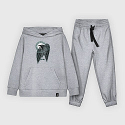 Детский костюм Кельтский ворон - скандинавский орнамент тату