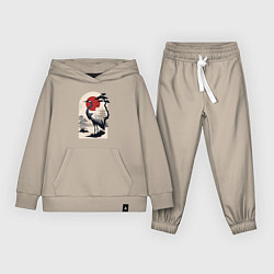 Детский костюм Журавль и солнце в японском стиле