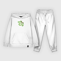 Детский костюм Змея зеленая 2025