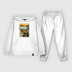 Детский костюм Морж кричит на картине Эдварда Мунка - мем искусст