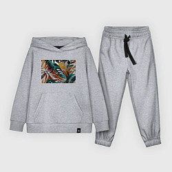 Детский костюм Полоски листья