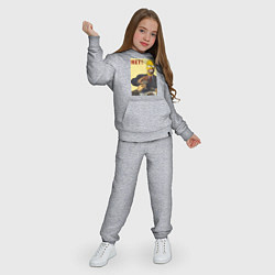 Костюм хлопковый детский Пародия на плакаты СССР Гомер Симпсон, цвет: меланж — фото 2