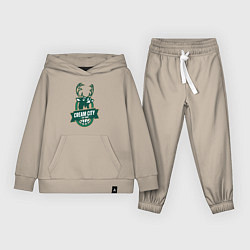 Детский костюм Milwaukee Bucks cream city