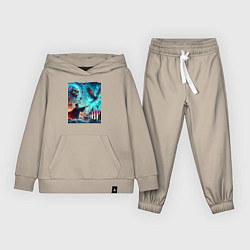 Детский костюм Harry Potter and owl - ai art fantasy