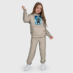 Костюм хлопковый детский Polar bear - special forces, цвет: миндальный — фото 2