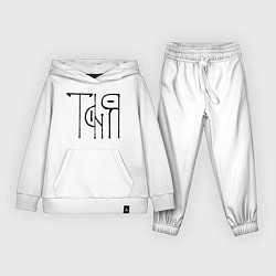 Детский костюм Таня вязью - чёрная надпись