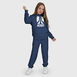 Костюм хлопковый детский Atari logo white, цвет: тёмно-синий — фото 2