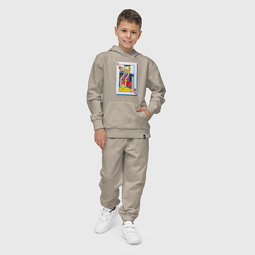 Детский костюм Король Гомер / Миндальный – фото 4