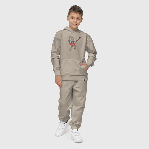 Детский костюм Селфи на пляже / Миндальный – фото 4