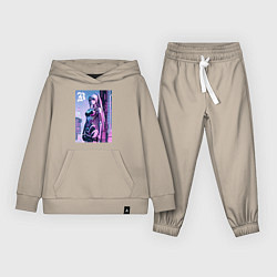 Детский костюм Киберпанк девчонка Барби - нейроарт фантазия