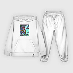 Детский костюм Морти и призрак Рика Санчеса - нейроарт фантазия