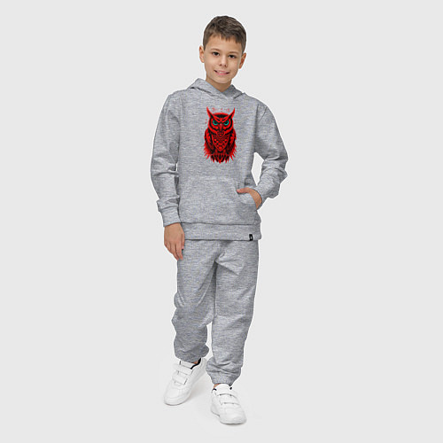 Детский костюм Сова красная / Меланж – фото 4