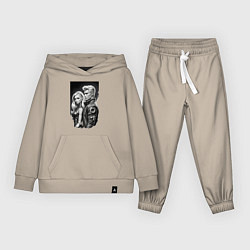 Детский костюм Барби и Кен - киберпанк эскиз