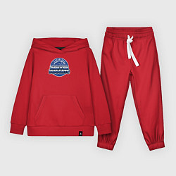 Костюм хлопковый детский Denver Nuggets champions, цвет: красный