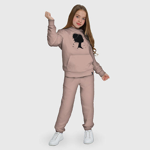 Детский костюм Flower girl / Пыльно-розовый – фото 3