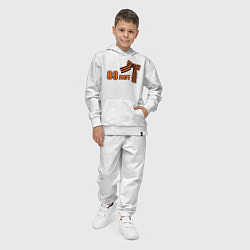 Костюм хлопковый детский Георгиевская лента 80 лет, цвет: белый — фото 2