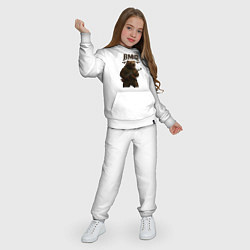 Костюм хлопковый детский ВМФ медведь с автоматом, цвет: белый — фото 2