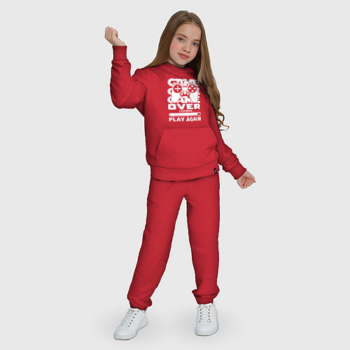 Детский костюм Game over play again / Красный – фото 3